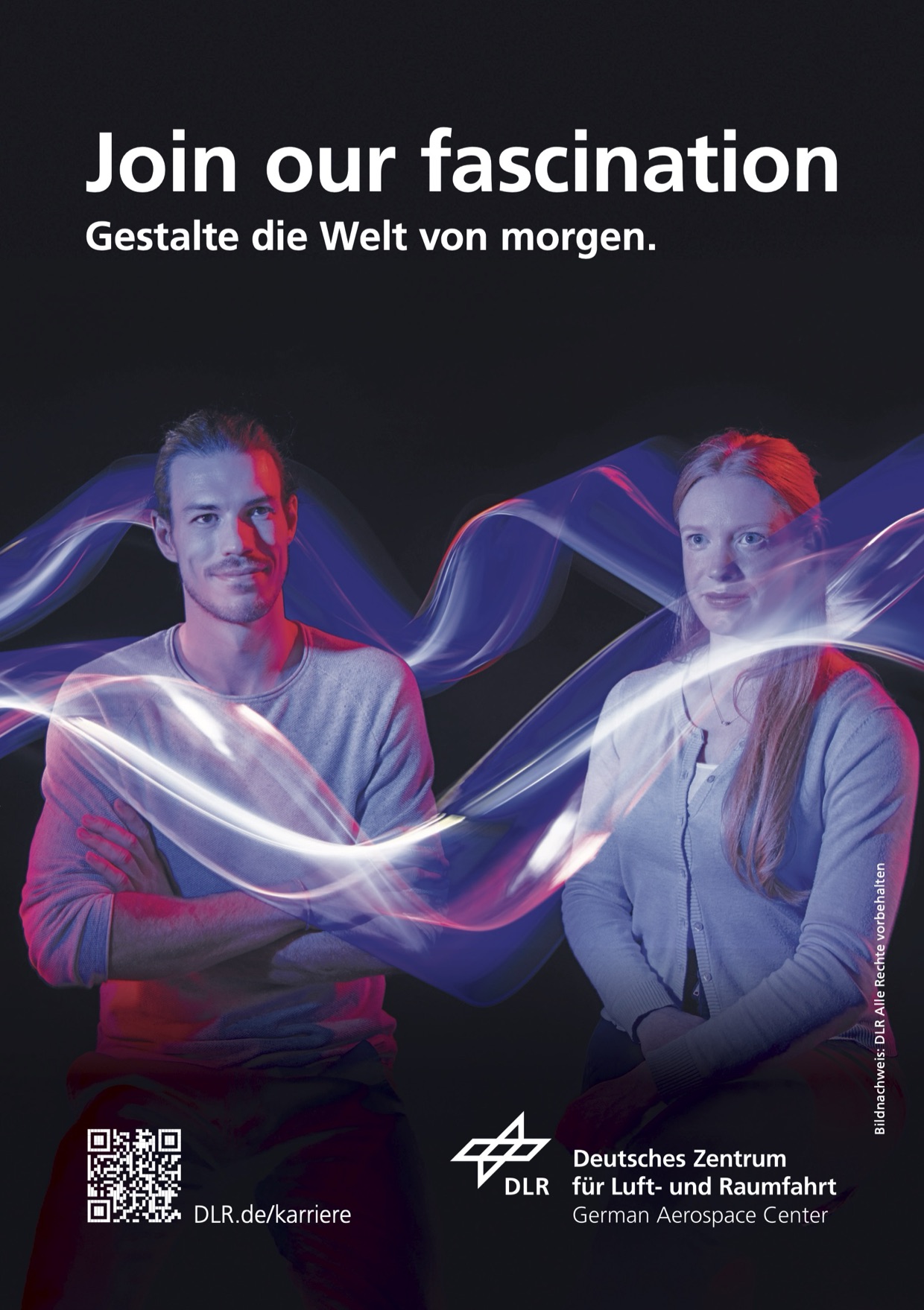 DLR Employer Branding — Light-Painting-Kampagne „Join our fascination“