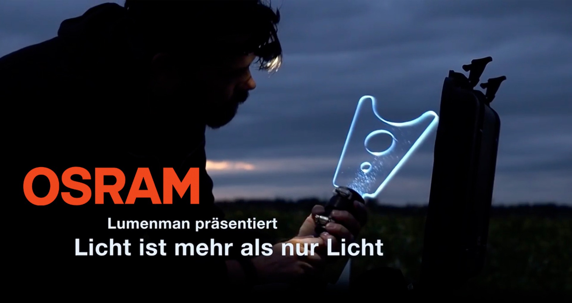 OSRAM Night Breaker Laser — Videokampagne mit Bewegtbild-Light-Painting